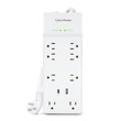 CyberPower CSP806UC18W Surge Protector 1875 W