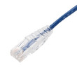 AddOn 21ft Blue CAT 6 Slim Plenum-Rated Ethernet Cable Snagless Clear-Claw RJ-45 M/M
