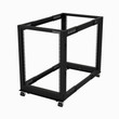 StarTech 15U 19" Open Frame Server Rack - 4 Post Adjustable Depth 22-40" Mobile - Free Standing Rolling Network/Computer Equipment Data Rack - Dell Poweredge HP Proliant Thinkserver - 4POSTRACK15U