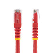 StarTech Cat6 Patch Cable with Molded Rj45 Connectors - 15 Ft. - Red - C6PATCH15RD