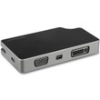StarTech USB-C Multiport Video Adapter - 4-In-1 - 95W Power Delivery - Space Gray - CDPVDHMDPDP