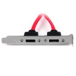 StarTech 2 Port SATA to eSATA Slot Plate Bracket - eSATAPLATE2