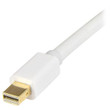 StarTech Mini Displayport to HDMI Converter Cable - 3 Ft (1M) - 4K - White - MDP2HDMM1MW