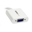 StarTech Mini Displayport to VGA Video Adapter Converter - White - MDP2VGAW