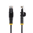 StarTech 6 In. Cat6 Ethernet Cable - Slim - Snagless Rj45 Connectors - Black - N6PAT6INBKS