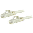 StarTech Cat6 Ethernet Patch Cable with Snagless Rj45 Connectors - 9 Ft., White - N6PATCH9WH