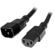 StarTech 3 Ft Standard Computer Power Cord Extension - C14 to C13 - PXT1003