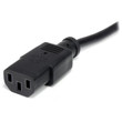 StarTech 15 Ft Standard Computer Power Cord - NEMA5-15P to C13 - PXT10115