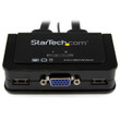 StarTech 2 Port USB VGA Cable KVM Switch - USB Powered with Remote Switch - SV211USB