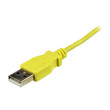 StarTech Micro-USB Cable - M/M - 1M, Yellow - USBAUB1MYL