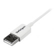 StarTech 0.5M White Micro USB Cable - a to Micro B - USBPAUB50CMW
