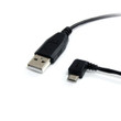 StarTech 6 Ft Micro USB Cable - a to Left Angle Micro B - Charge and Sync Micro USB Devices, Even In Tight Spaces - 6Ft USB to Micro Cable - 6Ft USB to Micro B - 6Ft Micro USB Cable -6Ft Left Angle USB Cable USB Cable - UUSBHAUB6LA