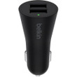 Belkin Mobile Belkin Auto Adapter - 5 V DC/2.40 A Output. - F8M930BTBLK