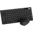 SIIG Low Profile Ultracompact Wireless Minisize Keyboard And Wireless Optical Mouse Combo - JK-WR0S12-S1