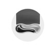 Kensington Duo Gel Mouse Pad Wrist Rest - Black/Grey - K62399US