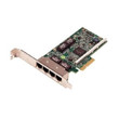 Dell Broadcom 5719 Quad Port 1Gb Network Interface Card, Full Height, Customer Install 33706_540-BBGX