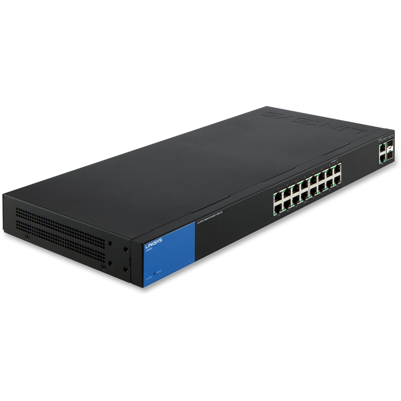 Linksys Business 16-Port Gigabit Smart Managed Switch with 2 Gigabit and 2 SFP Ports