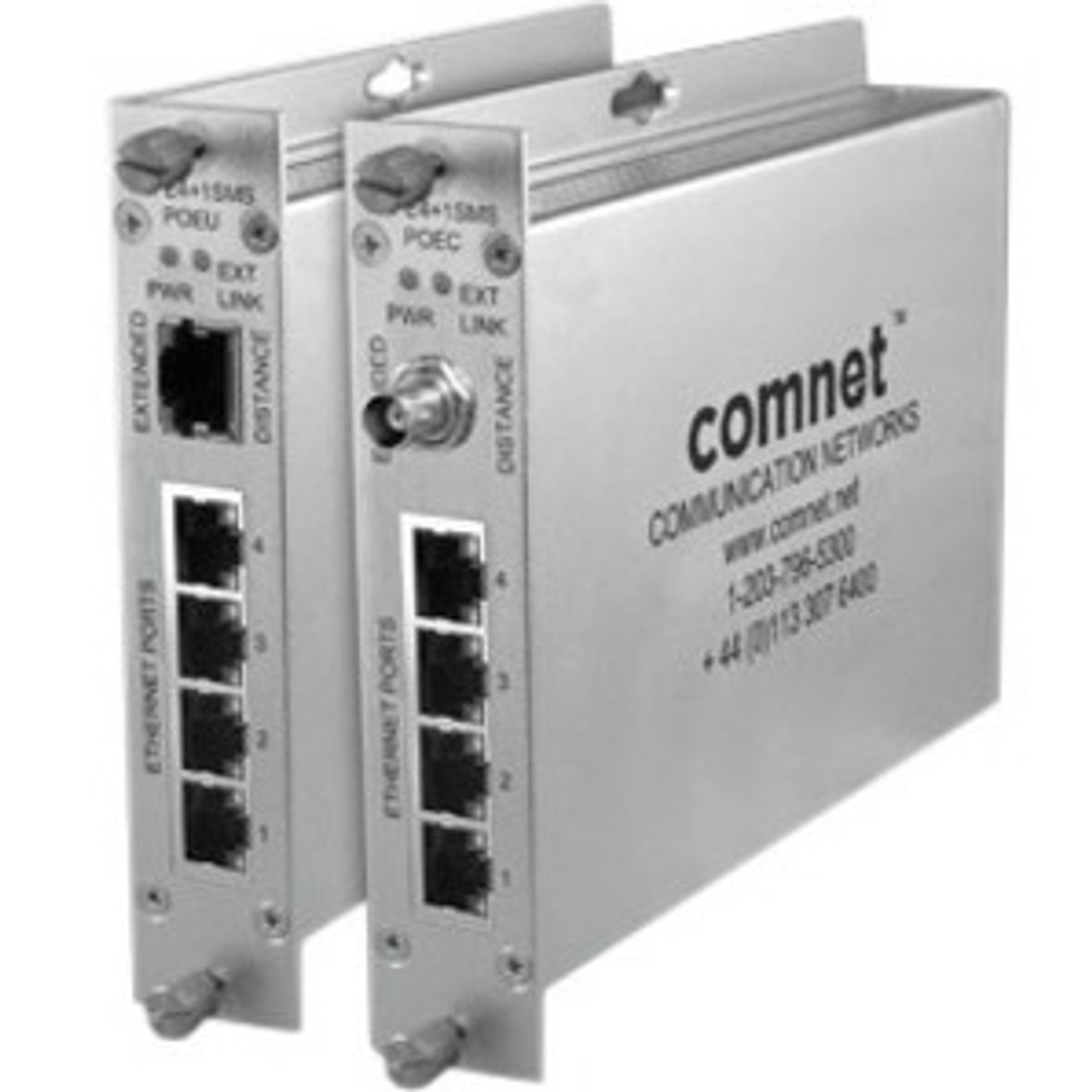 ComNet 10/100 4TX+1EX Ethernet Self-managed Switch with Power over Ethernet (PoE+)