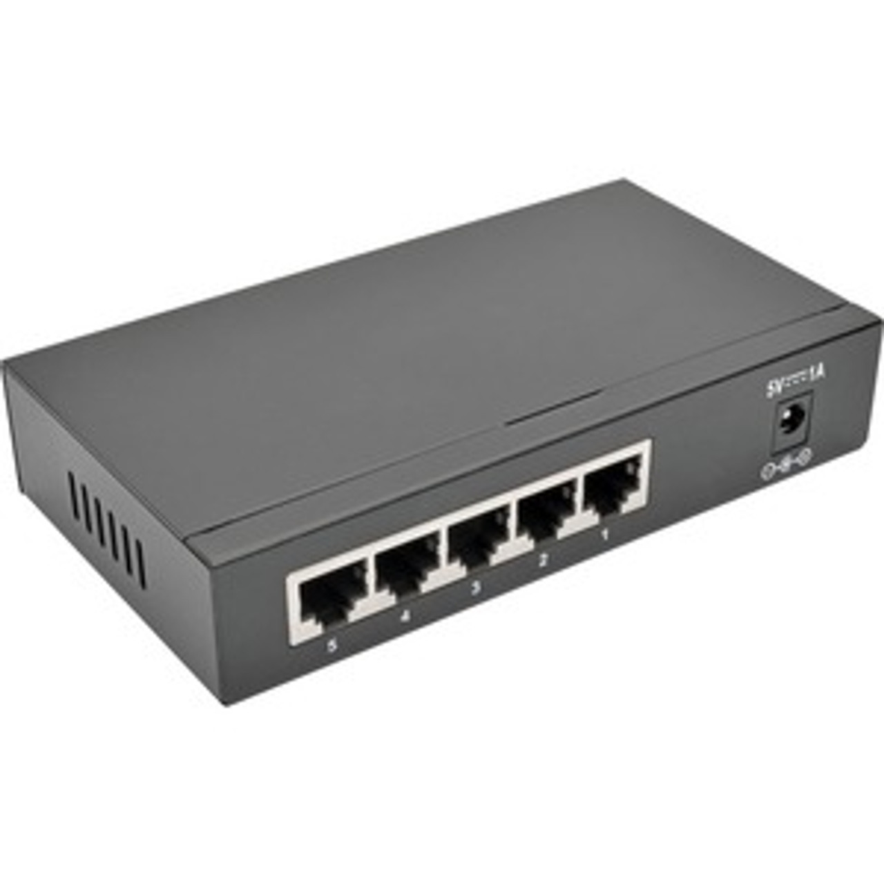 Tripp Lite 5-Port Gigabit Ethernet Switch Desktop Metal Unmanaged Switch 10/100/1000 Mbps