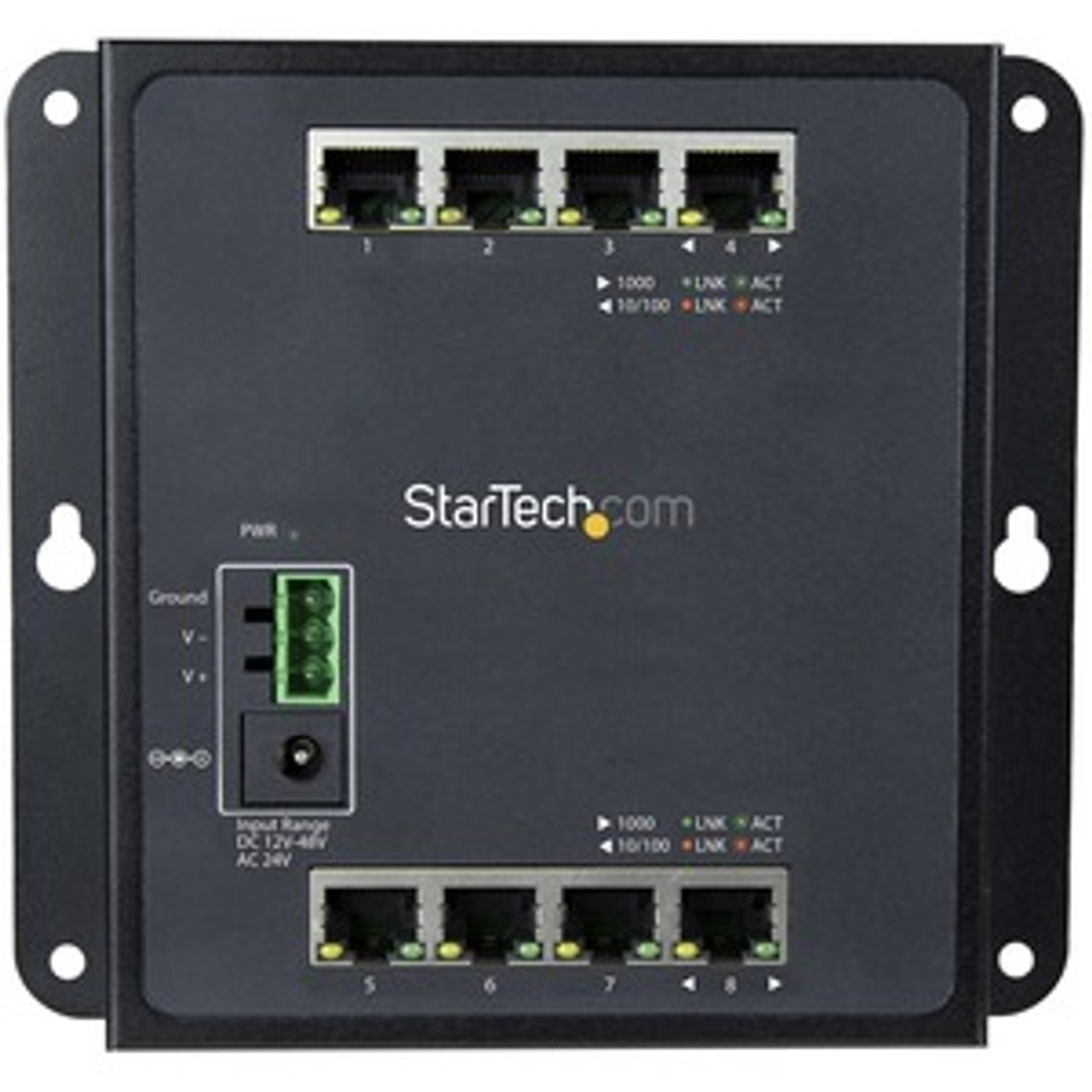 StarTech Industrial 8 Port Gigabit Ethernet Switch