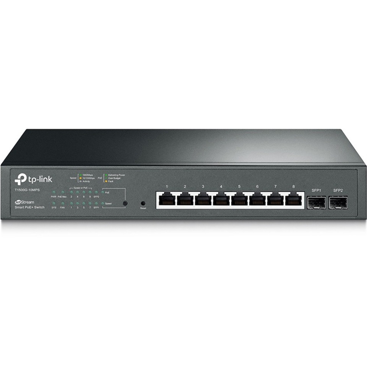 TP-Link JetStream 8-Port Gigabit Smart PoE+ Switch with 2 SFP Slots