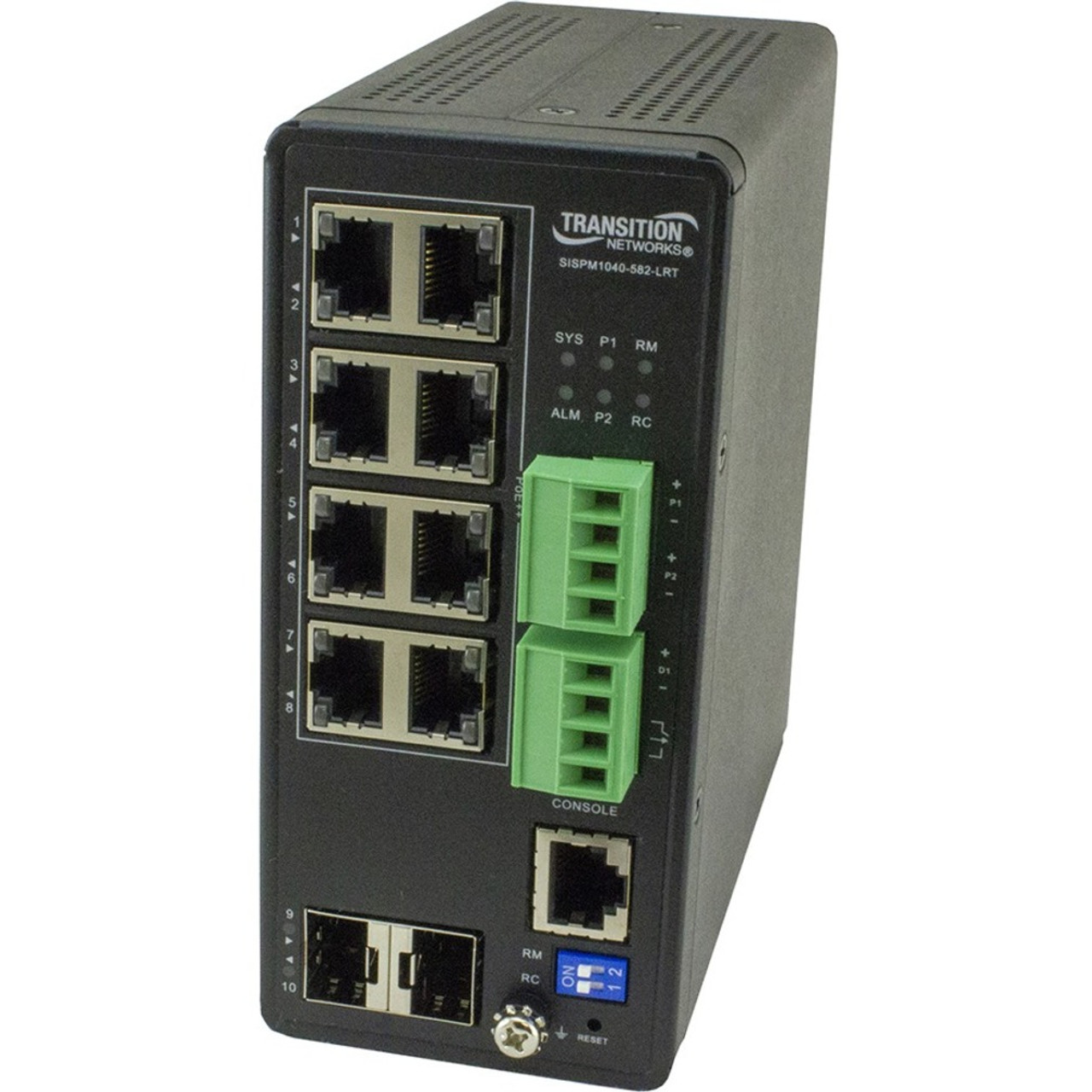 Transition Managed Hardened Gigabit Ethernet PoE++ Switch