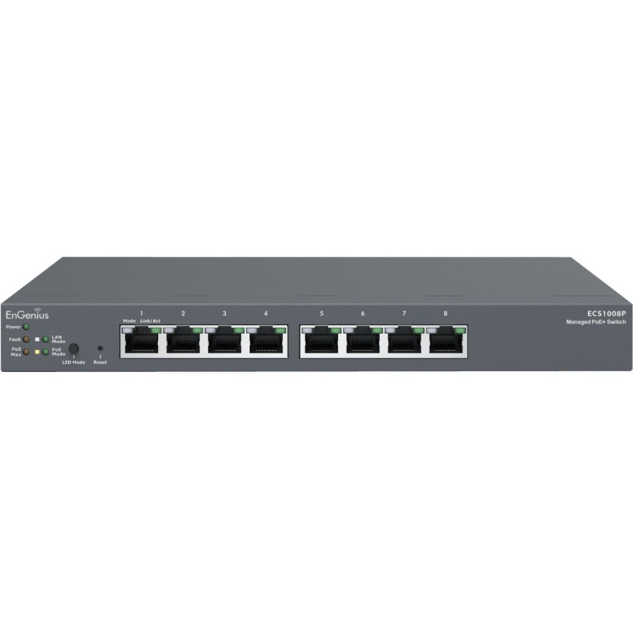 EnGenius Cloud Managed 55W PoE 8 Port Network Switch