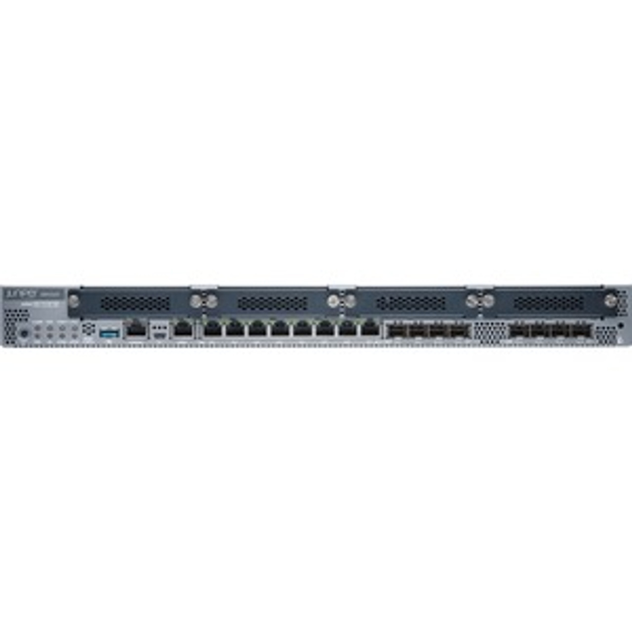 Juniper SRX345 Router - 8 Ports - Management Port - 12 - Gigabit Ethernet - 1U - Rack-mountable - 1 Year - Srx345-Taa