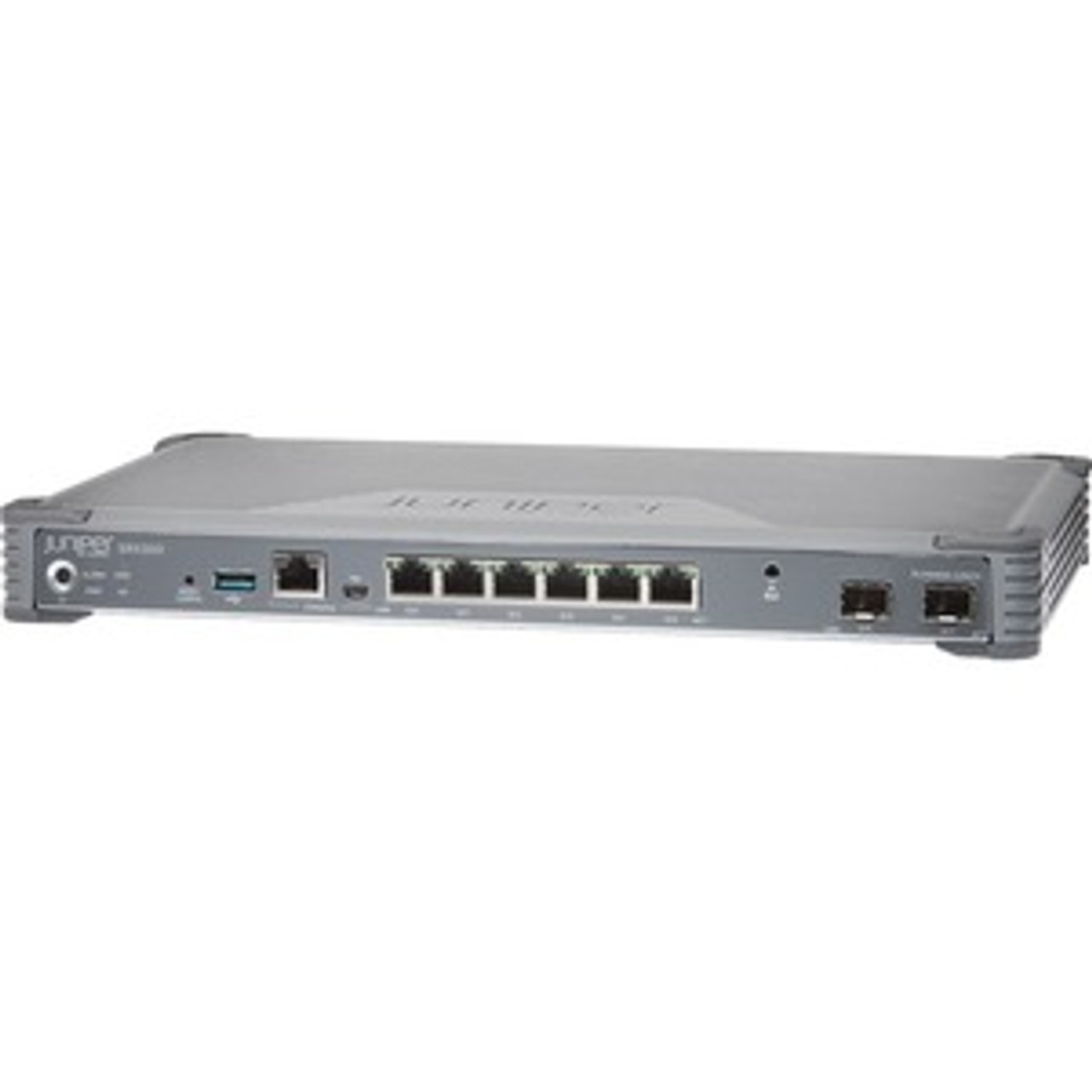 Juniper SRX300 Router - 6 Ports - Management Port - 2 - Gigabit Ethernet - Desktop - 1 Year - SRX300-TAA