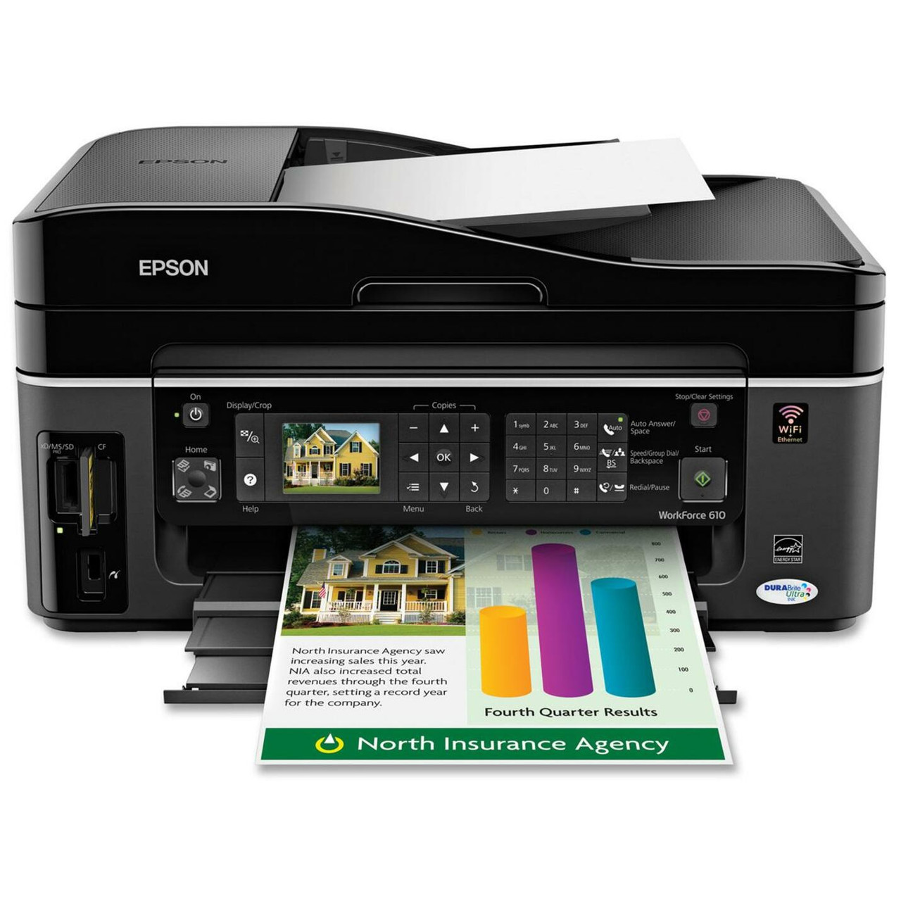 Epson WorkForce 610 Multifunction Printer - C11CA50202