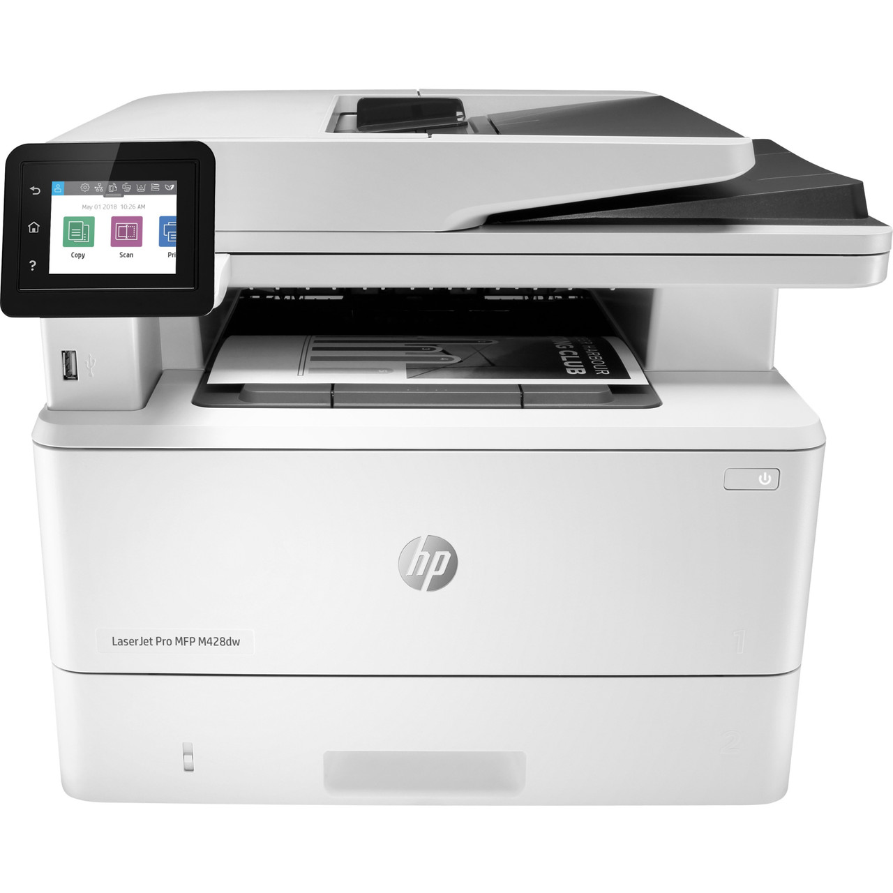 HP LaserJet Pro M428 M428dw Wireless Laser Multifunction Printer - Monochrome - W1A28A#BGJ