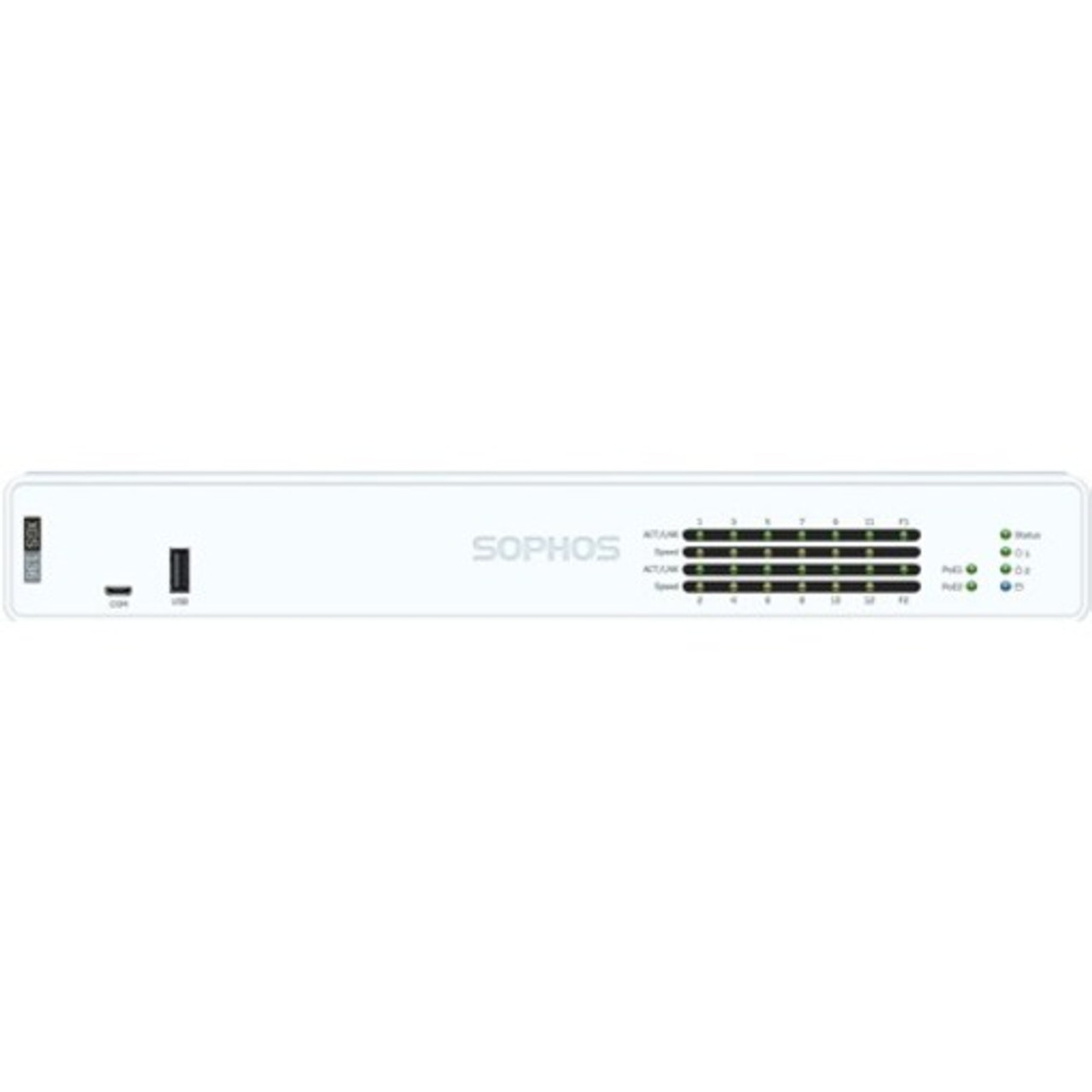 Sophos XGS 126 Network Security/Firewall Appliance - 12 Port - 10/100/1000Base-T - Gigabit Ethernet - 10 x RJ-45 - 3 Total Expansion Slots - Desktop, Rack-mountable - TAA Compliant CORD