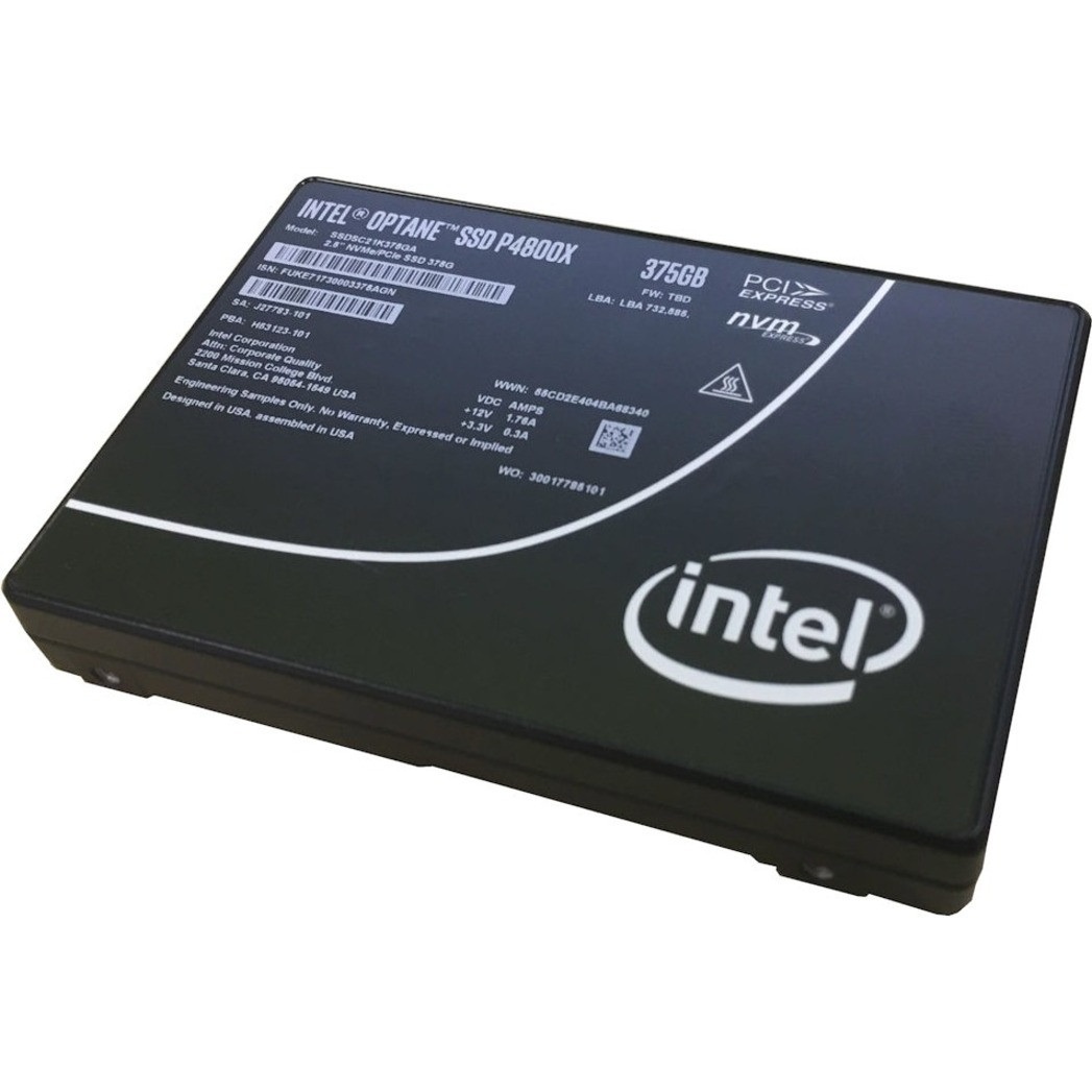 Lenovo Optane Dc P4800X 375 Gb Solid State Drive - Internal - U.2