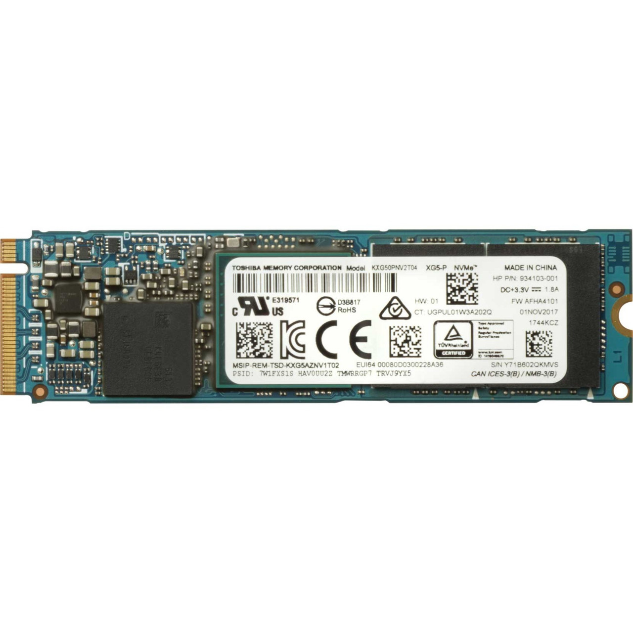 HP Z Turbo Drive Quad Pro 512 GB Solid State Drive - M.2 Internal