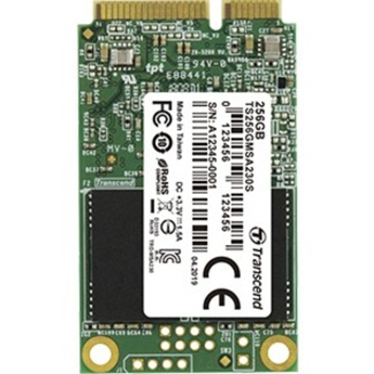 Transcend 230S 256 GB Solid State Drive - mSATA Internal - SATA (SATA/600)