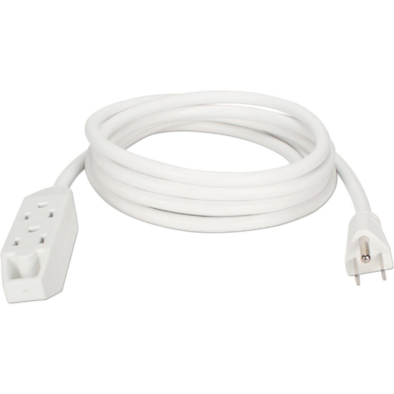 QVS 3-Outlet 3-Prong 15ft Power Extension Cord