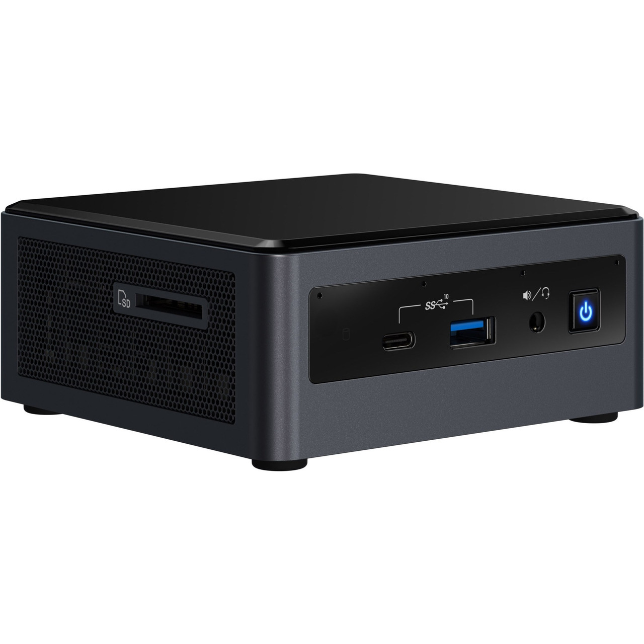 Black Box Desktop Computer - Intel Core i5 10th Gen i5-10210U Dual-core (2 Core) 1.60 GHz - 8 GB RAM DDR4 SDRAM - 128 GB M.2 Serial ATA SSD - Mini PC - TAA Compliant - NUC10I5FNH-BB