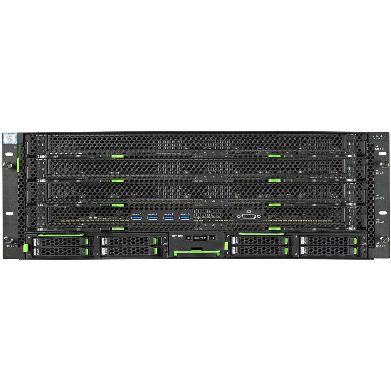 Cisco C880 M5 5U Rack Server - 8 x Intel Xeon Platinum 8180M - 6 TB RAM - 12Gb/s SAS, Serial ATA Controller - C880-6T-HANA-J-M5
