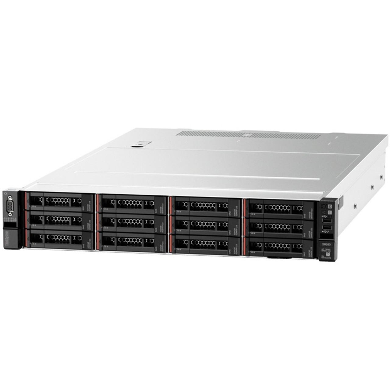Lenovo ThinkSystem SR590 7X99A09DNA 2U Rack Server - Intel Xeon - 16 GB RAM - 12Gb/s SAS, Serial ATA/600 Controller