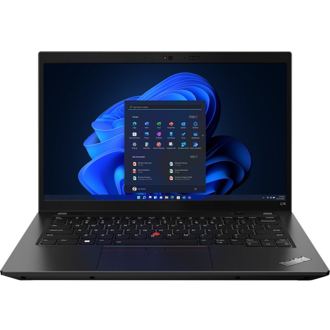Lenovo ThinkPad L14 Gen 3 21C50010US 14" Notebook - Full HD - 1920 x 1080 - AMD Ryzen 7 PRO 5875U Octa-core (8 Core) 2 GHz - 8 GB Total RAM - 256 GB SSD - Thunder Black