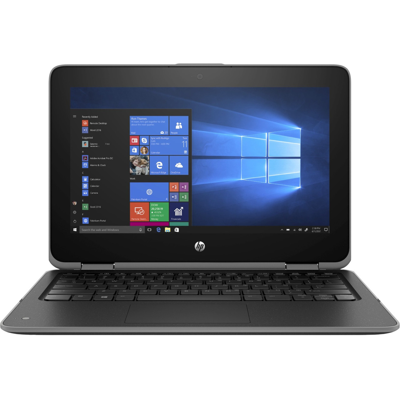 HP Chromebook x360 11 G4 EE 11.6" Touchscreen Convertible 2 in 1 Chromebook - HD - 1366 x 768 - Intel Celeron N4500 Dual-core (2 Core) - 4 GB Total RAM - 32 GB Flash Memory