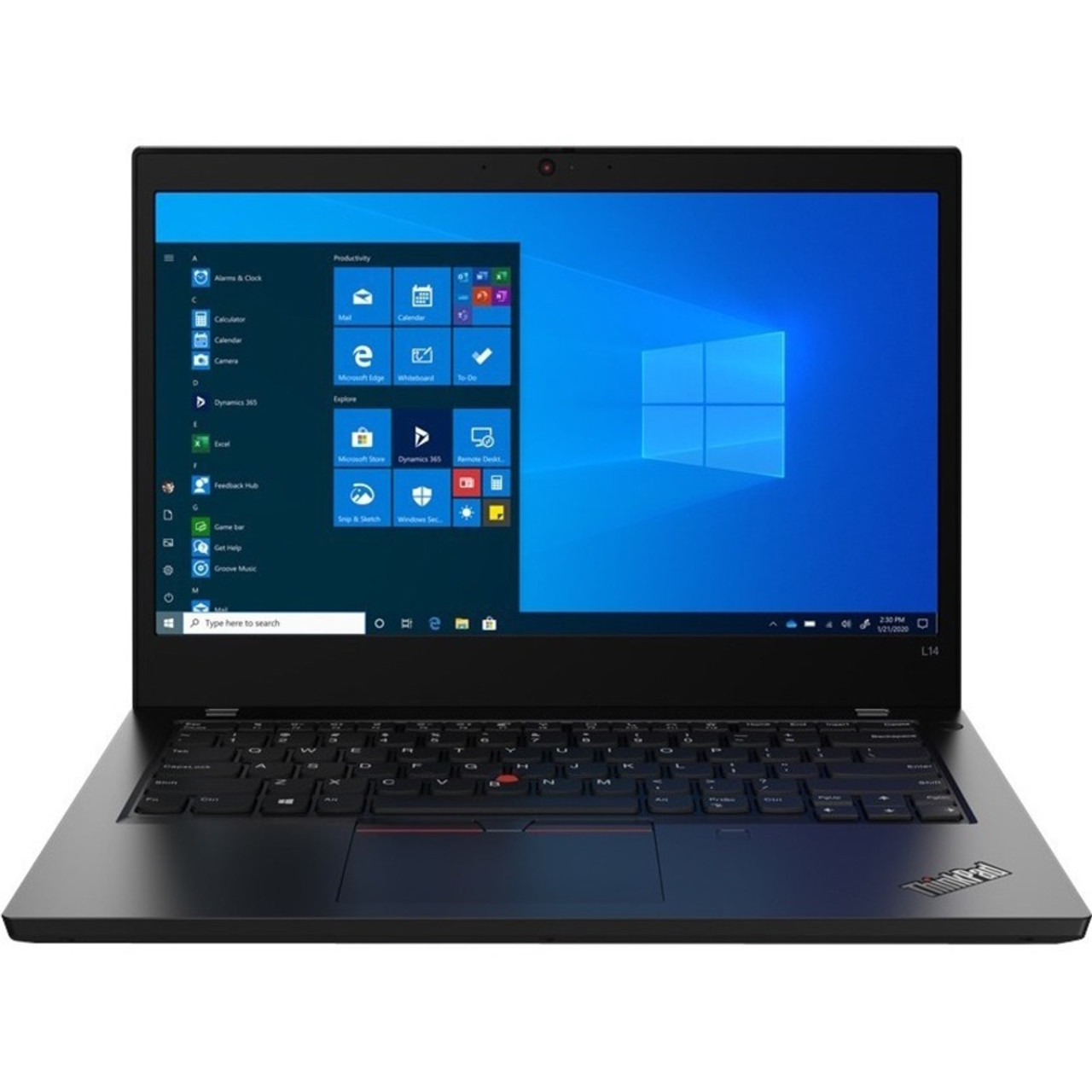 Lenovo ThinkPad L14 Gen1 20U5004UUS 14" Notebook - Full HD - 1920 x 1080 - AMD Ryzen 7 PRO 4750U Octa-core (8 Core) 1.70 GHz - 8 GB Total RAM - 256 GB SSD - Glossy Black - 20U5004UUS