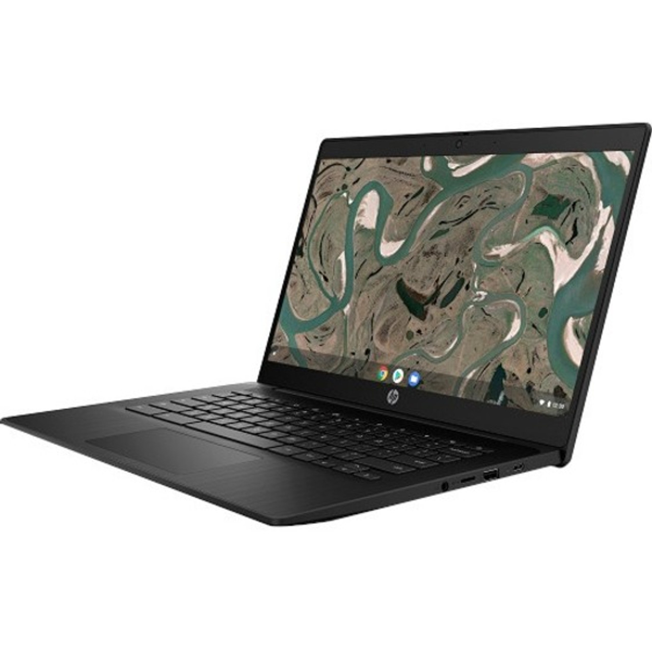 HP Chromebook 14 G7 14" Chromebook - HD - 1366 x 768 - Intel Celeron N4500 Dual-core (2 Core) 1.10 GHz - 8 GB Total RAM - 32 GB Flash Memory - Black - 3V262UT#ABA