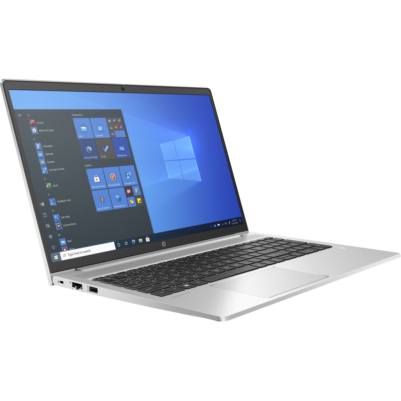 HP ProBook 455 G8 15.6" Notebook - Full HD - 1920 x 1080 - AMD Ryzen 5 5600U Hexa-core (6 Core) 2.30 GHz - 8 GB Total RAM - 256 GB SSD - Pike Silver Aluminum - 4J225UT#ABA