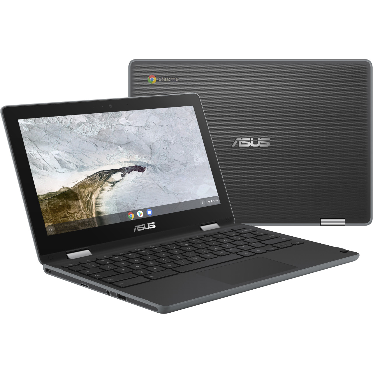Asus Chromebook Flip C214 C214MA-C1RS-CA 11.6" Touchscreen Rugged Convertible 2 in 1 Chromebook - HD - 1366 x 768 - Intel Celeron N4020 Dual-core (2 Core) 1.10 GHz - 4 GB Total RAM - 64 GB Flash Memory - Dark Gray - C214MA-C1RS-CA