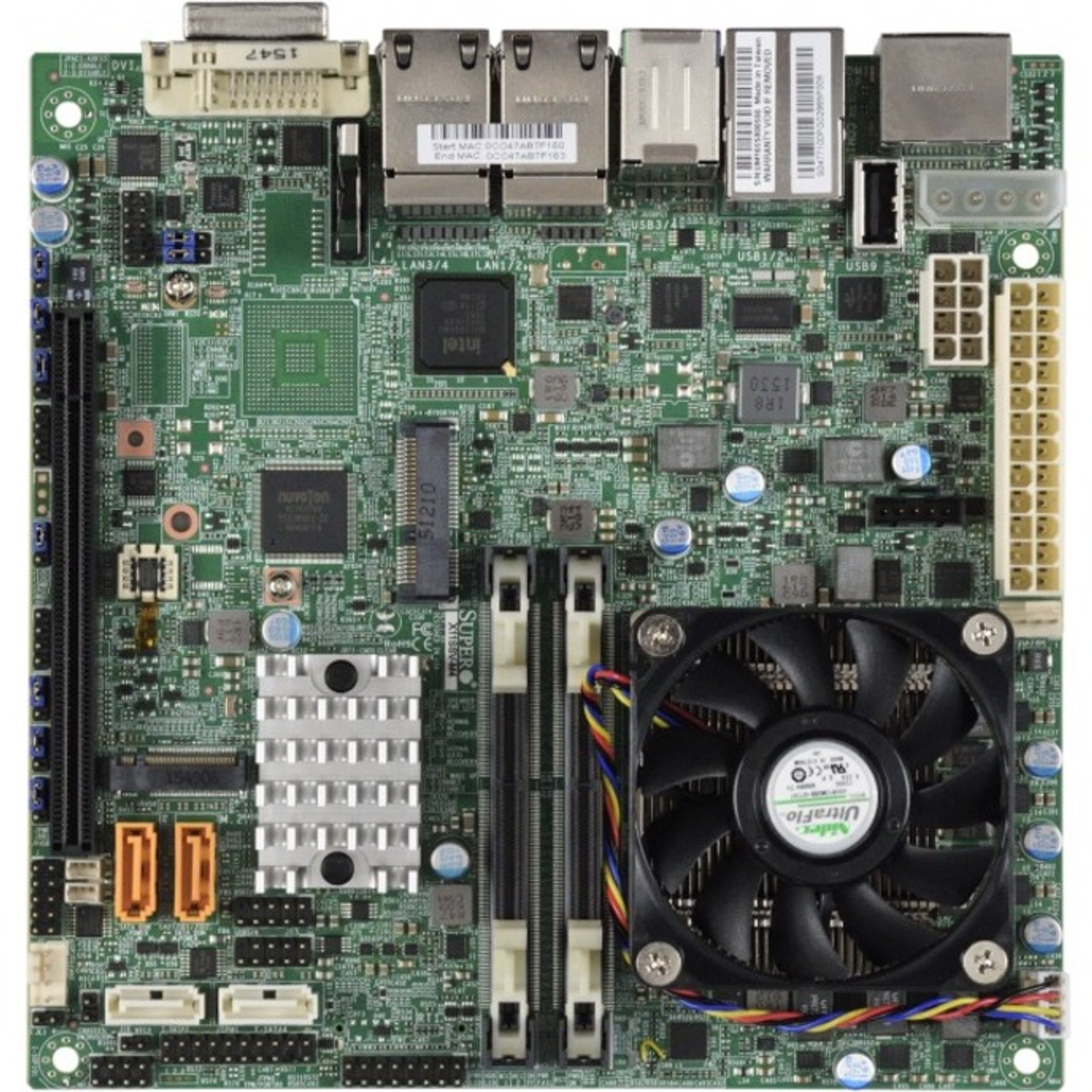 Supermicro X11SSV-M4 Server Motherboard - Intel CM236 Chipset - Socket BGA-1440 - Mini ITX - MBD-X11SSV-M4-B