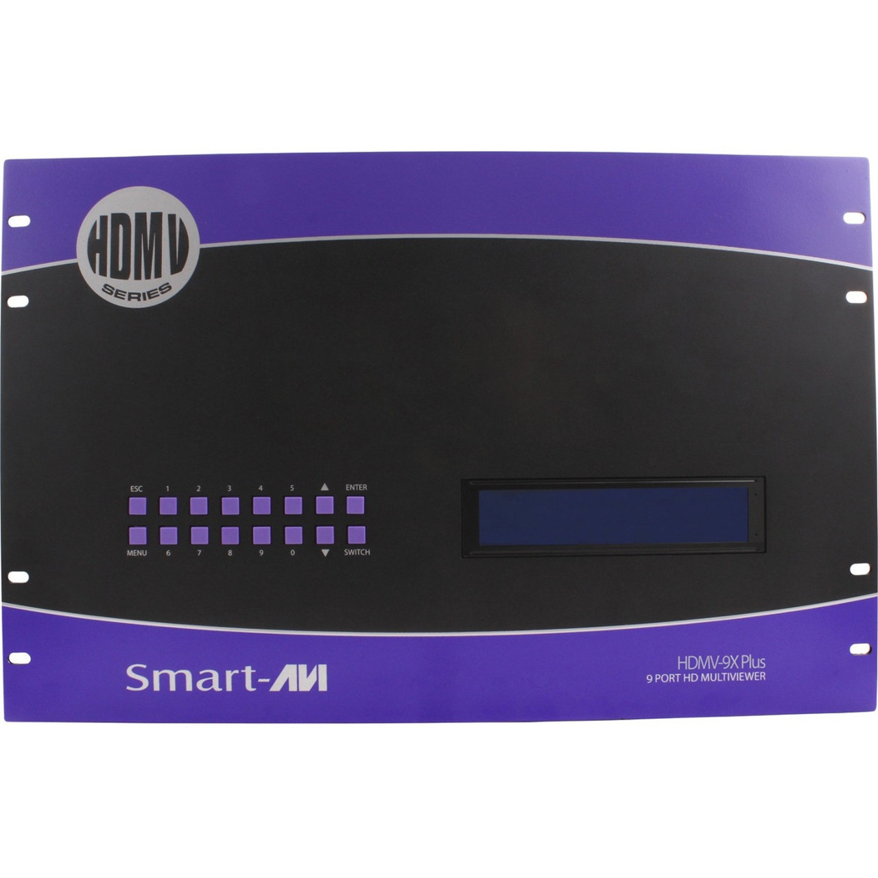 SmartAVI 9-Port HDMI, USB Real-Time Multiviewer and KVM Switch - SM-HDMV9X-PLUS