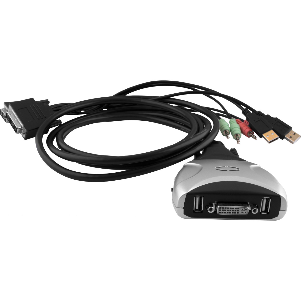 SmartAVI 2-Port DVI USB KVM with Stereo Audio - DSK-2D