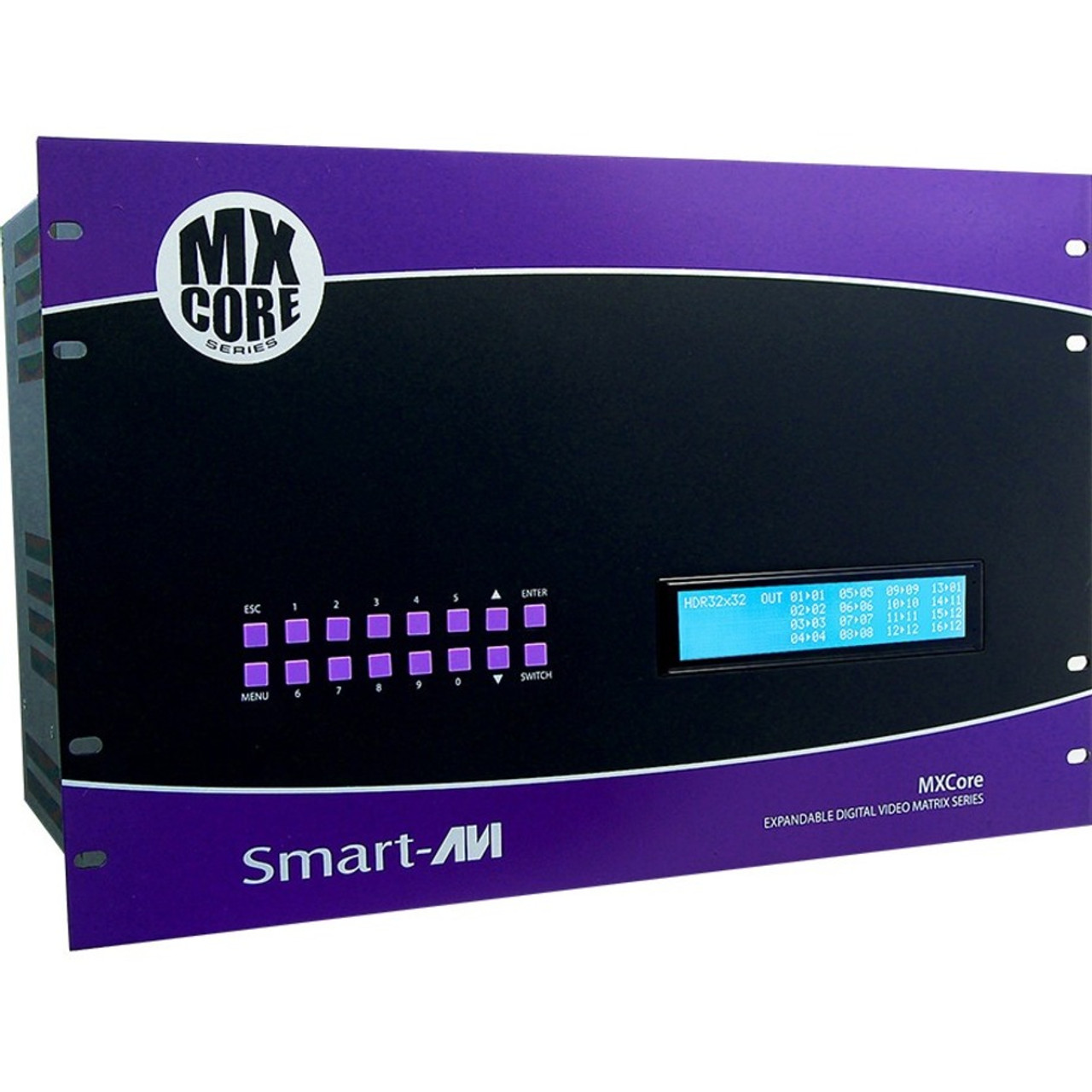 SmartAVI MXCORE-UD Expandable DVI-D 8X16 Matrix Switcher - MXC-UD08X16S