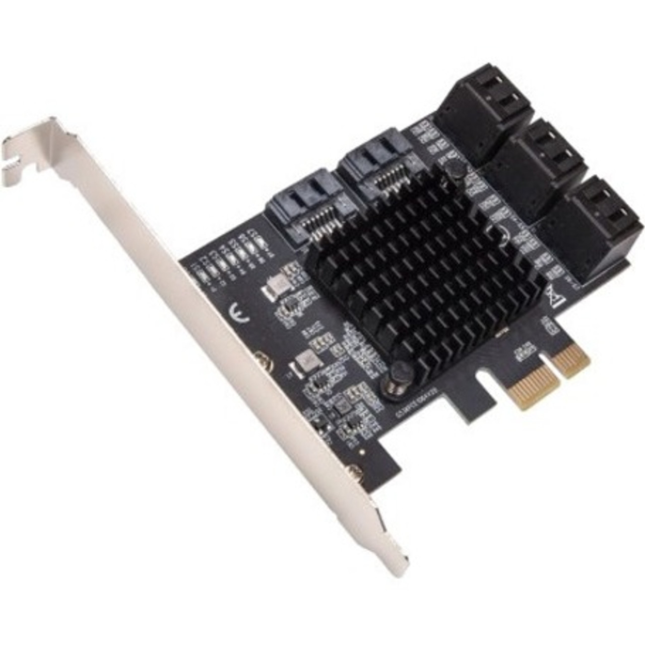 SYBA Multimedia 8 Port SATA III to PCIe 3.0 x1 Non-RAID Expansion Card SI-PEX40165 - SI-PEX40165